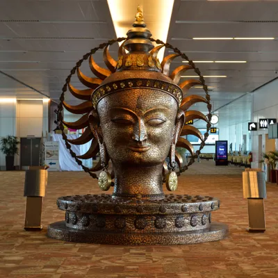 New Delhi airport terminal