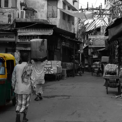 Old Delhi market lanes